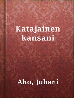 cover image of Katajainen kansani